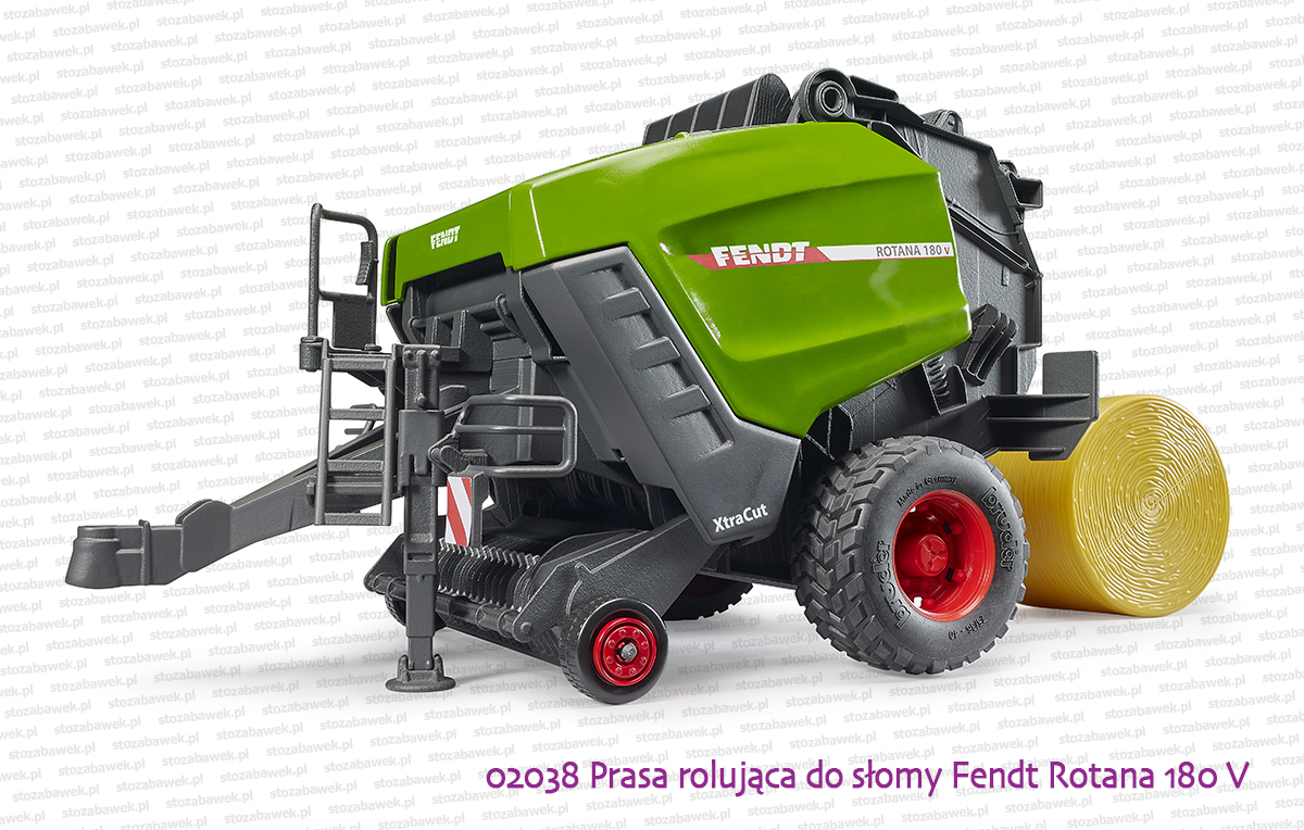 02038 BRUDER Prasa rolująca do słomy Fendt Rotana 180 V