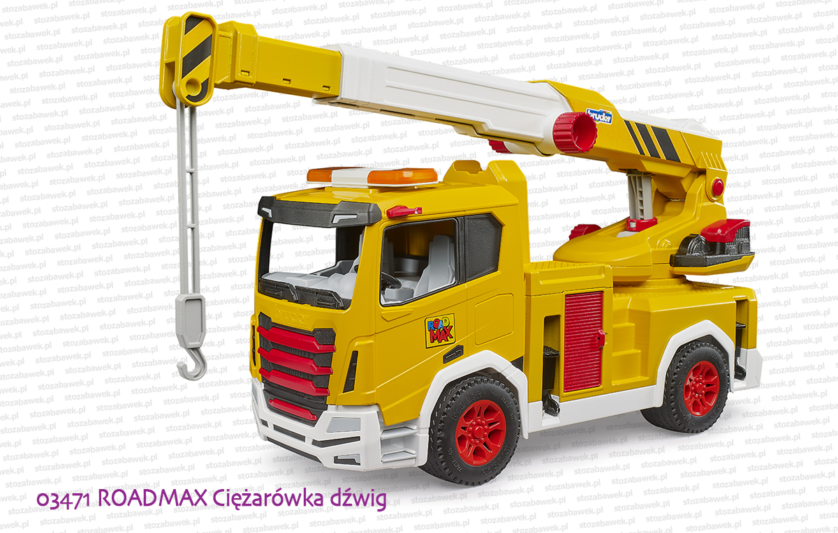 03471 BRUDER ROADMAX Ciężarówka dźwig