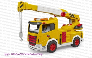 03471 BRUDER ROADMAX Ciężarówka dźwig