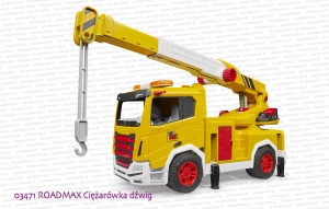 03471 BRUDER ROADMAX Ciężarówka dźwig