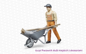 62130 BRUDER Pracownik służb miejskich z akcesoriami