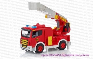 03472 BRUDER ROADMAX Ciężarówka straż pożarna