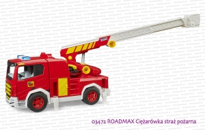 03472 BRUDER ROADMAX Ciężarówka straż pożarna