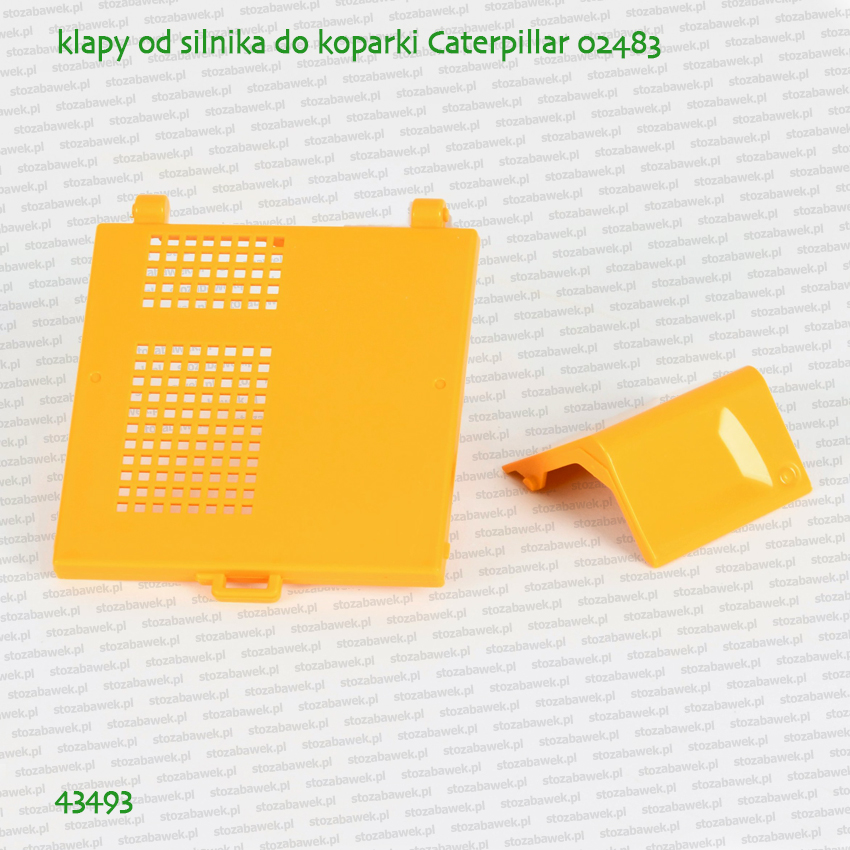 43493 BRUDER Osłony od silnika do koparki Caterpillar 02483