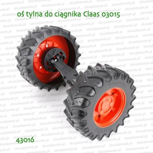 43016 BRUDER Oś tylna do ciągnika Claas Xerion 03015