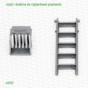 42757 BRUDER Ruszt i drabina do pługosolarek MAN 03785 i innych