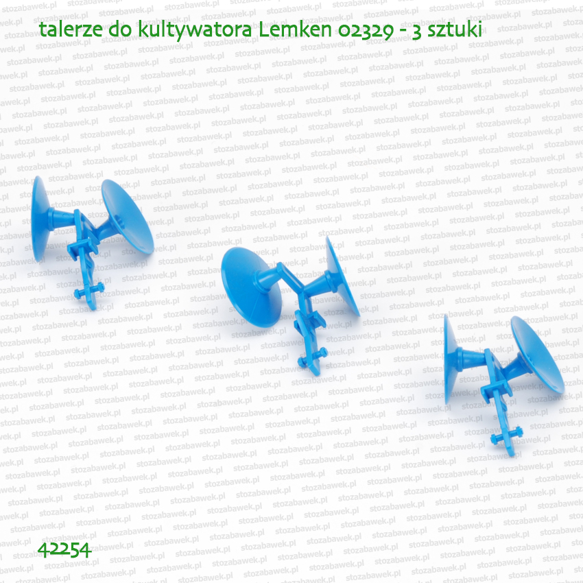 42254 BRUDER Talerze do kultywatora Lemken 02329 - 3 szt.