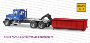 02822 MACK z wysuwanym kontenerem
