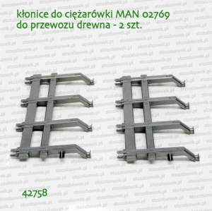 42758 BRUDER Kłonice do ciężarówki MAN 02769 - 2 szt.