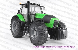 Bruder 03080 Ciągnik rolniczy Deutz Agrotron X720