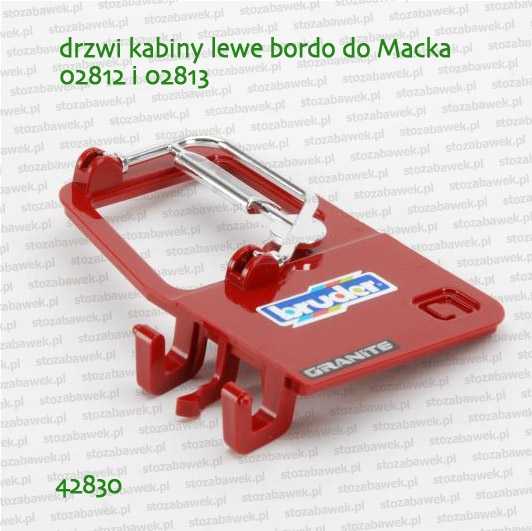 42830 BRUDER Drzwi bordo lewe Macka 02812 i 02813