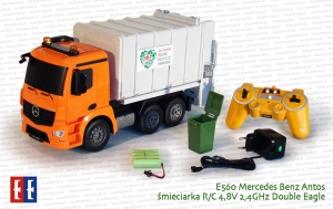 E560 Mercedes Benz Antos śmieciarka R/C 4,8V 2,4GHz Double Eagle