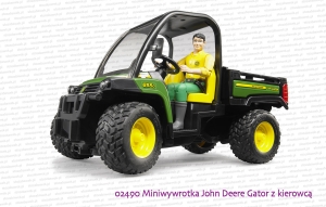Bruder 02490 Pojazd użytkowy John Deere Gator z kierowcą