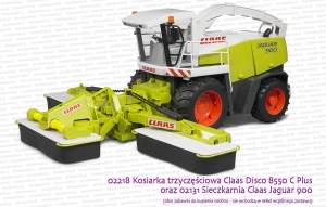 Bruder 02218 Kosiarka trzyczęściowa Claas Disco 8550 C Plus