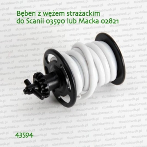 43594 BRUDER Bęben z wężem do straży pożarnej Scania 03590, 03591 lub Mack 02821