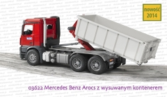 Bruder - 03622 Mercedes Benz Arocs z wysuwanym kontenerem