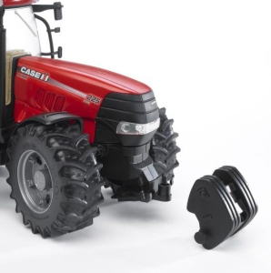 Bruder 03096 Ciągnik rolniczy Case IH Puma 230 CVX z ładowaczem czołowym - zdejmowalny przedni obciążnik