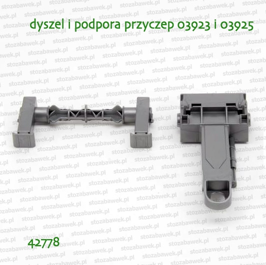 42778 BRUDER Dyszel i podpora do przyczepy 03923 i 03925