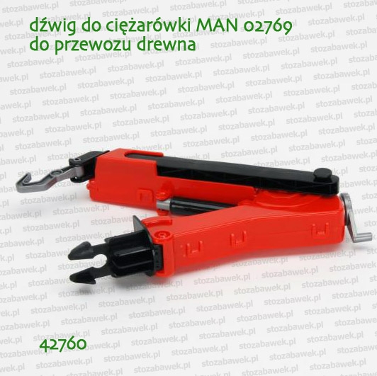 42760 BRUDER Ramię dźwigu do ciężarówki MAN 02769