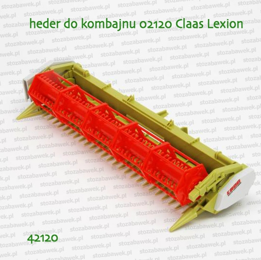 42120 BRUDER Heder do kombajnu Claas 02120