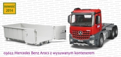 Bruder - 03622 Mercedes Benz Arocs z wysuwanym kontenerem