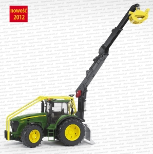Bruder 03053 - ciągnik rolniczy John Deere 7930 do prac leśnych