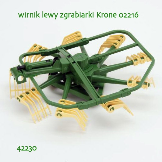 Bruder 42230 Wirnik lewy do zgrabiarki Krone 02216