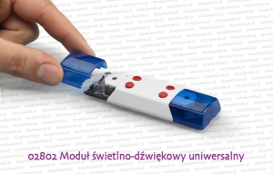 02802 BRUDER Moduł świetlno-dźwiękowy (uniwersalny) czyli pasujący do ciężarówek i pojazdów terenowych - posiada wymienne klosze lamp