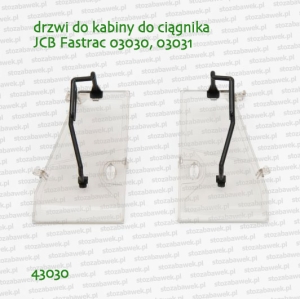 43030 BRUDER Drzwi do kabiny ciągnika JCB Fastrac 3220 (03030)