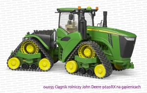 04055 BRUDER Ciągnik rolniczy na gąsienicach John Deere 9620RX