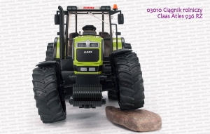 Bruder 03010 ciągnik rolniczy Claas Atles - zawieszenie typu off-road