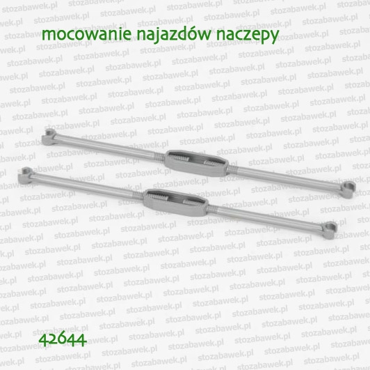 Bruder 42644 Mocowanie najazdów naczepy niskopodwoziowej