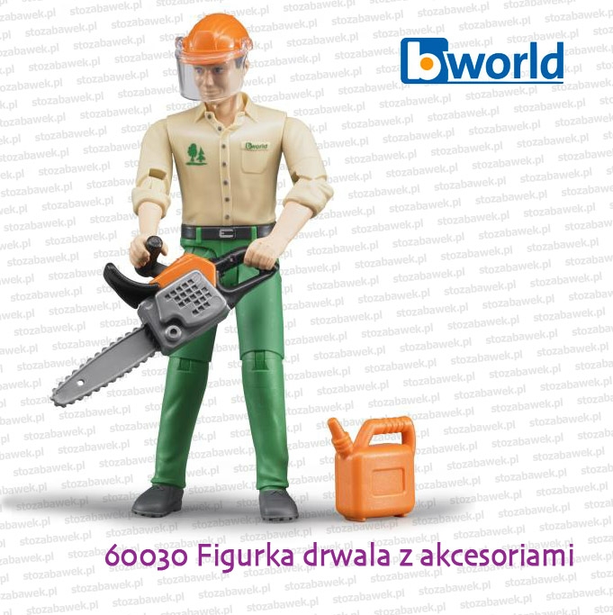 Bruder 60030 Figurka drwala z akcesoriami