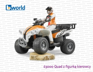 63000 BRUDER Quad z figurką kierowcy