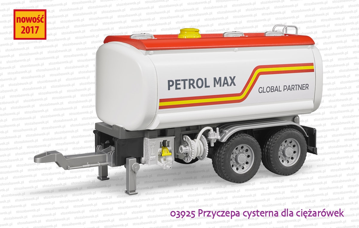 03925 BRUDER Przyczepa cysterna do ciężarówek