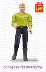 Bruder 60005 Figurka mężczyzny w granatowych spodniach