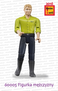 60005 BRUDER Figurka mężczyzny w granatowych spodniach