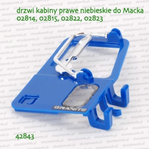 42843 BRUDER Drzwi prawe niebieskie do Macków
