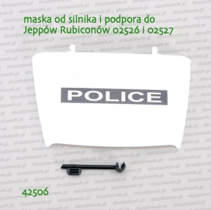 42506 BRUDER Maska od silnika i podpora do Jeepa Rubicona 02526 i 02527