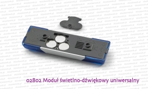 02802 BRUDER Moduł świetlno-dźwiękowy (uniwersalny) czyli pasujący do ciężarówek i pojazdów terenowych - sposób wymiany baterii