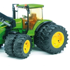 Bruder - 03314 Komplet kół do ciągników John Deere serii 3000 - żółte