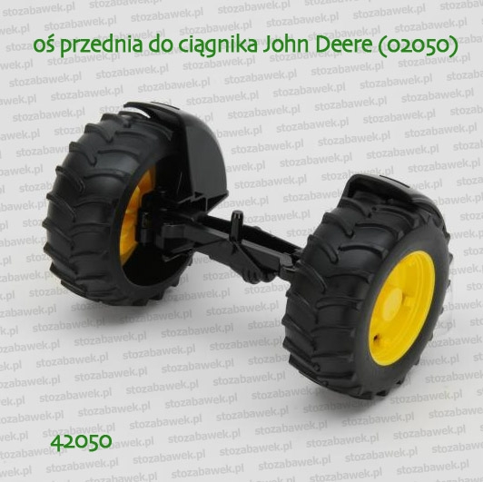 Bruder 42050 Oś przednia do ciągników John Deere 02050