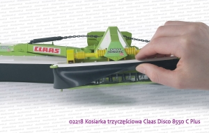 Bruder 02218 Kosiarka trzyczęściowa Claas Disco 8550 C Plus