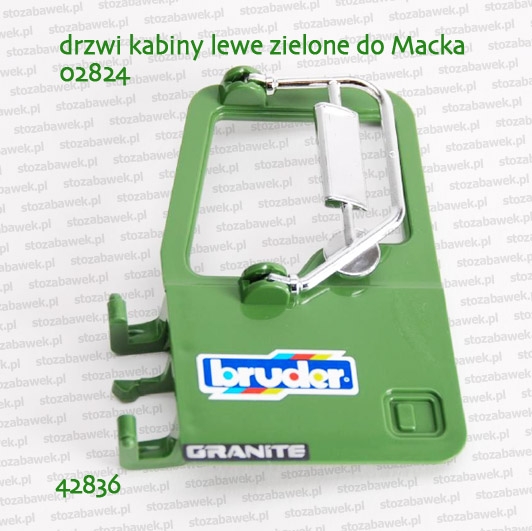42836 BRUDER Drzwi zielone lewe do Macka 02824