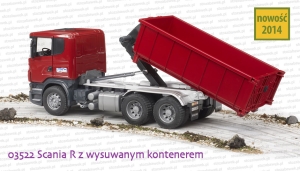 03522 BRUDER Scania R z wysuwanym kontenerem