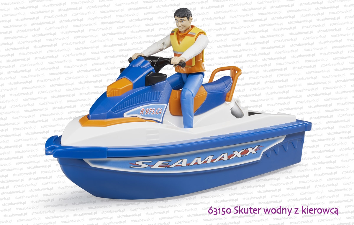 63150 BRUDER Skuter wodny z figurką kierowcy