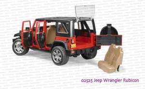 02525 BRUDER Jeep Wrangler Unlimited Rubicon