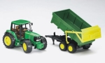02058 BRUDER Ciągnik rolniczy John Deere 6920 z zieloną przyczepą