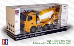 E528 Mercedes Benz Arocs betoniarka R/C 4,8V 2,4GHz Double Eagle w pudełku