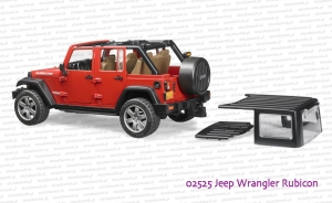 02525 BRUDER Jeep Wrangler Unlimited Rubicon